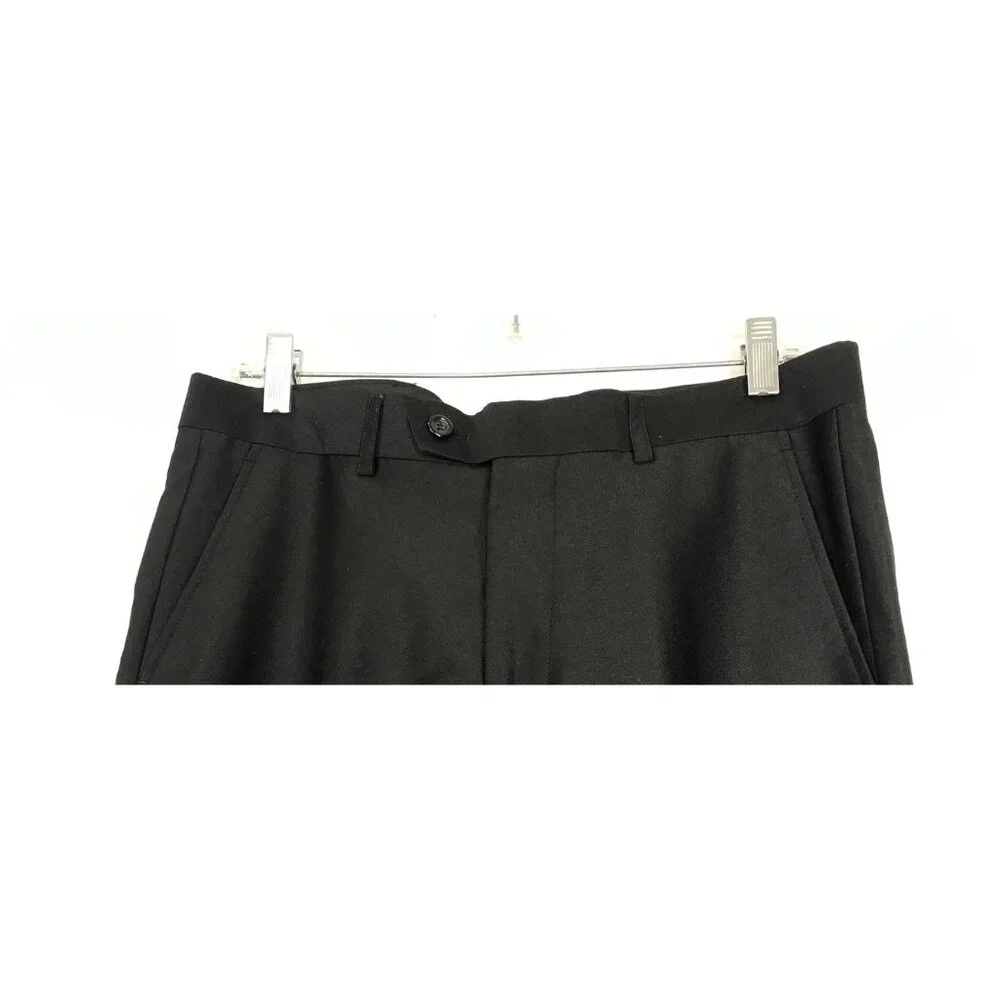 Giovanni Testi Dress‎ Pants Size Size 32 Regular Black Trousers